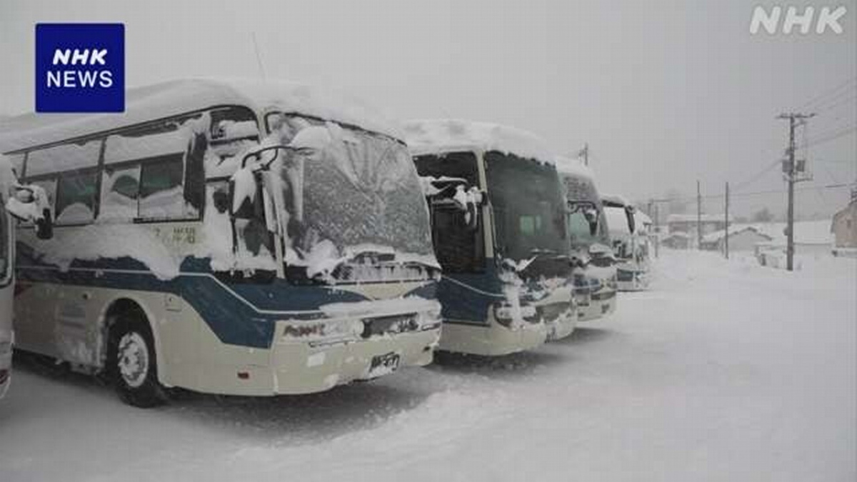 Tuyết rơi dày ảnh hưởng lớn tới cuộc sống của người dân Nhật Bản và Hàn Quốc